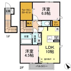 セジュールりんどう　Dの物件間取画像